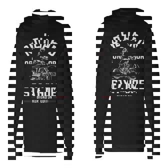 Ride Hard Motorcycle Father's Day Special Edition Biker Dad Long Sleeve T-Shirt - Thegiftio