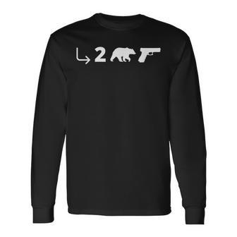 Right To Bear Arms Symbols Pro Guns Gun Rights American Long Sleeve T-Shirt - Monsterry DE