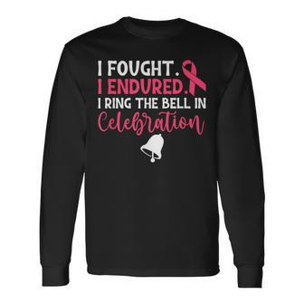 Ring The Bell Last Day Of Chemo End Of Chemo Cancer Survivor Long Sleeve T-Shirt - Monsterry