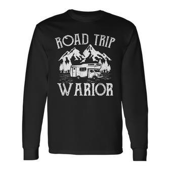 Road Trip Warrior Road Tripping Adventurer Long Sleeve T-Shirt - Monsterry