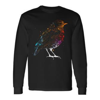 Robin Favorite Bird Bird Park Bird Lover Long Sleeve T-Shirt - Thegiftio UK