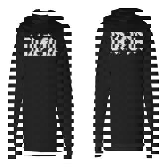 Rock And Roll Dada Father's Day For New Dad Long Sleeve T-Shirt | Mazezy