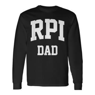 Rpi Dad Athletic Arch College University Alumni Long Sleeve T-Shirt - Monsterry UK