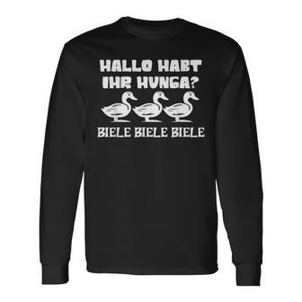 Ruf Sie Mal Biele Biele Black Langarmshirts - Seseable