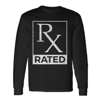 Rx Rated Pharmacology Pharmacist Medical Student Long Sleeve T-Shirt - Monsterry CA
