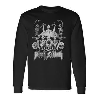 Sabbath 666 Skulls Langarmshirts - Seseable