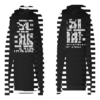 Sad Dads The National Long Sleeve T-Shirt - Thegiftio