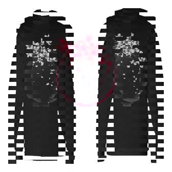 Sakura Printemps Fleurs De Cerisier En Fleurs T-shirt à manches longues - Cadeauxyz