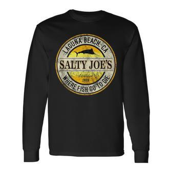 Salty Joes Vintage Logo Long Sleeve T-Shirt - Monsterry CA