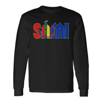 Sami Or Saami Heritage Finland Sweden Norway Long Sleeve T-Shirt - Monsterry UK