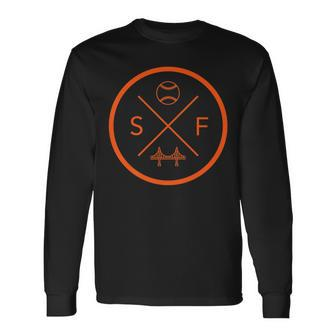 San Francisco Baseball Sf California Long Sleeve T-Shirt - Monsterry UK