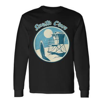 Santa Cruz Ca Surfer 70S 80S Retrointage Langarmshirts - Seseable