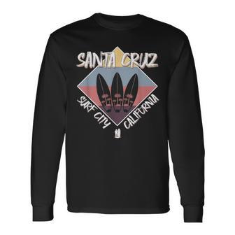 Santa Cruzintage Retro California Surf Langarmshirts - Geschenkecke