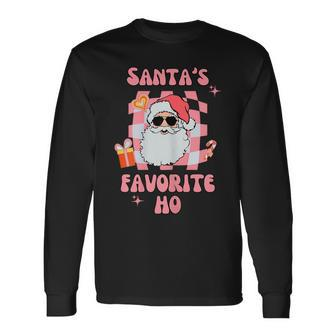 Santas Favorite Ho Inappropriate Christmas Outfit Long Sleeve T-Shirt - Monsterry DE