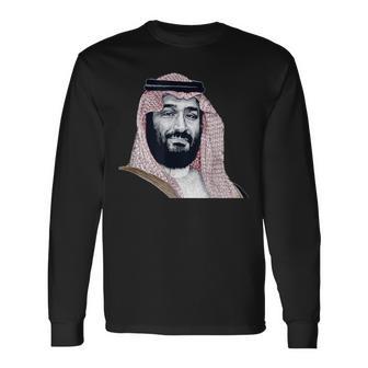 Saudi Arabia Mohammad Bin Salman Prince Mbs Long Sleeve T-Shirt - Monsterry CA