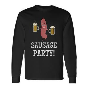 Sausage Party Oktoberfest Beer Party Sausage Festival Long Sleeve T-Shirt - Thegiftio UK