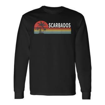 Scarbados Name For Scarborough North Yorkshire Long Sleeve T-Shirt - Seseable