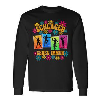 Schlagerparty Schlager Ggehen Immer Immer S Langarmshirts - Geschenkecke