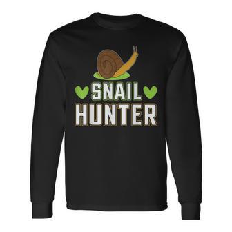 Schneckenjäger I Schnecke Langarmshirts - Geschenkecke