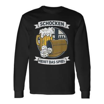 Schocken Heißt Das Spiel Dice Game Puzzle Langarmshirts - Geschenkecke