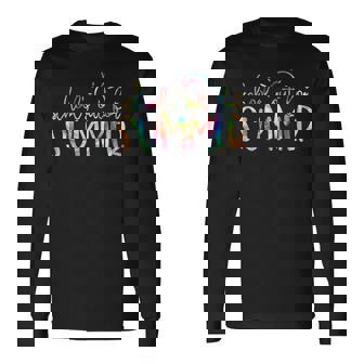 Schools Out For Summer Tie Dye Last Day Of School Teachers Long Sleeve T-Shirt | Seseable CA