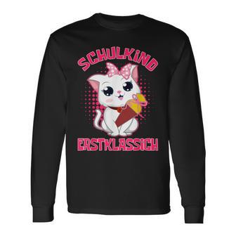 Schulkind Erstklassig Katz Langarmshirts - Geschenkecke