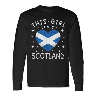 Scotland Flag Scottish Flag Scotland Langarmshirts - Geschenkecke