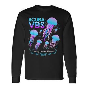 Scuba Vbs 2024 Vacation Bible School A Beach Adventure Group Long Sleeve T-Shirt - Monsterry UK