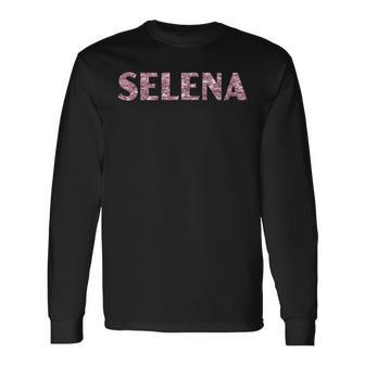 Selena Heart Pink Long Sleeve T-Shirt - Monsterry AU
