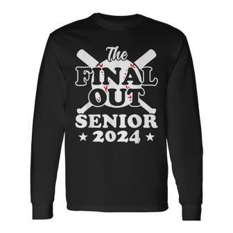 Senior 2024 Baseball Senior Year Class Of 2024 Long Sleeve T-Shirt - Seseable