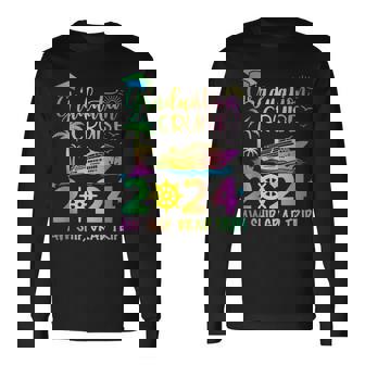 Senior 2024 Graduation Cruise Aw Ship Grad Trip Party Long Sleeve T-Shirt - Seseable
