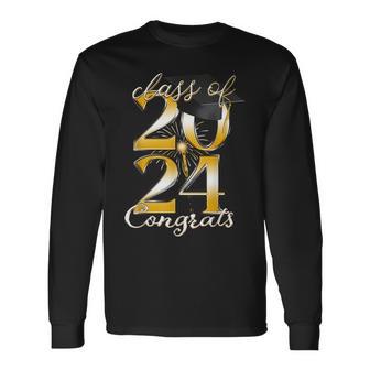 Senior Class Of 2024 Congrats Graduate Last Day Of School Long Sleeve T-Shirt - Monsterry CA