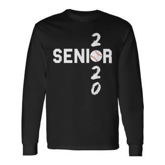 Senior High School Baseball & Softball Player Long Sleeve T-Shirt - Monsterry