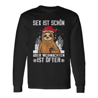 Sex Ist Schön Aber Weihnachten Oft Männer Ugly Christmas Langarmshirts - Seseable