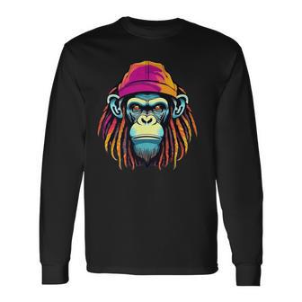 Shake Vision Cool Ape Sv Long Sleeve T-Shirt - Monsterry AU