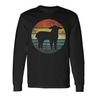 Sheep Lover Farmer Retro Vintage Farm Animals Long Sleeve T-Shirt - Monsterry UK