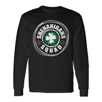 Shenanigans Squad St Patrick's Day Matching Group Long Sleeve T-Shirt - Monsterry UK