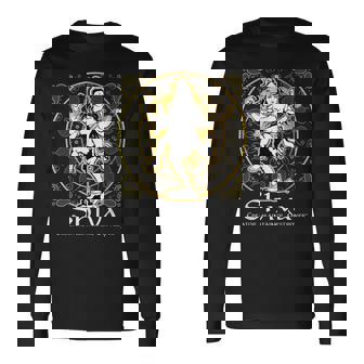 Shiva 'Créateur Mainteneur Destroyer' Dieux Hindou Seigneur Shiva T-shirt à manches longues - Cadeauxyz