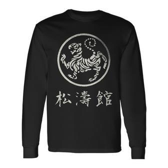 Shotokan Tiger Karate Kanji Martial Arts Karate Dojo Langarmshirts - Geschenkecke