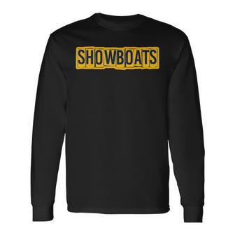 Showboats Memphis Football Tailgate Long Sleeve T-Shirt - Seseable