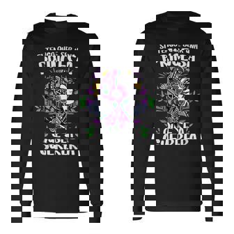 Si Tengo Que Ser Una Princesa Que Sea Guerrera 8 Marzo Camiseta Camiseta de manga larga - Regaloses