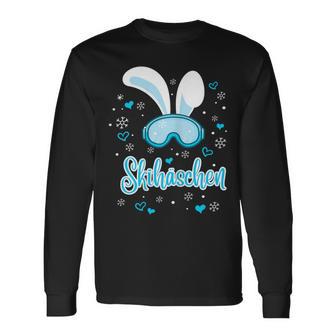 Skihäschen Apres Ski Outfit Bunny Costume Ski Hat Langarmshirts - Seseable