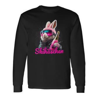 Skiing Ski Bunny Apres-Ski Langarmshirts - Seseable