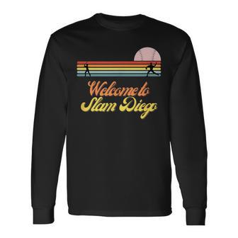 Slam Diego Baseball Fan Of Home Runs Long Sleeve T-Shirt - Monsterry UK