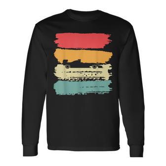 Slot Car Racing Retro Vintage 70S 80S Style Long Sleeve T-Shirt - Monsterry DE