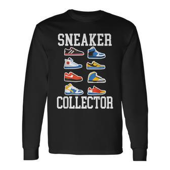 Sneaker Collector Sneakerhead Shoe Lover I Love Sneakers Long Sleeve T-Shirt | Mazezy