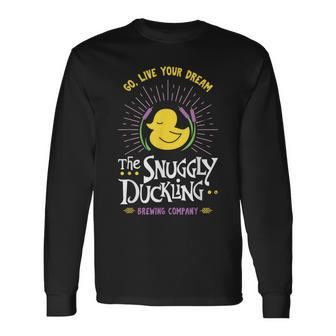 The Snuggly Duckling Brewing Company For & Women Long Sleeve T-Shirt - Monsterry