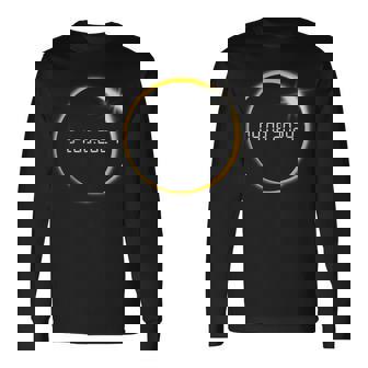 Solar Eclipse Twice In Lifetime Total Solar Eclipse 2024 Long Sleeve T-Shirt - Thegiftio