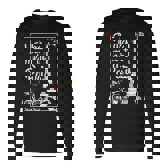 Souvenir Tour Eiffel Paris France T-shirt à manches longues - Cadeauxyz