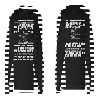 Soy Un Arquitecto No Un Mago Arquitectura Camiseta de manga larga - Regaloses